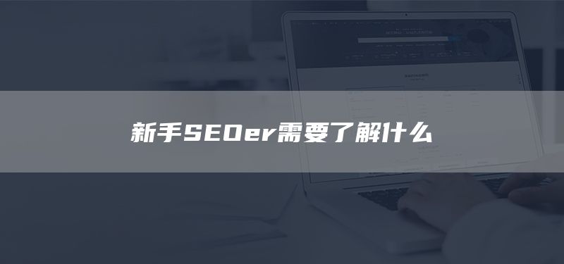新手SEOer需要了解什么(图1)